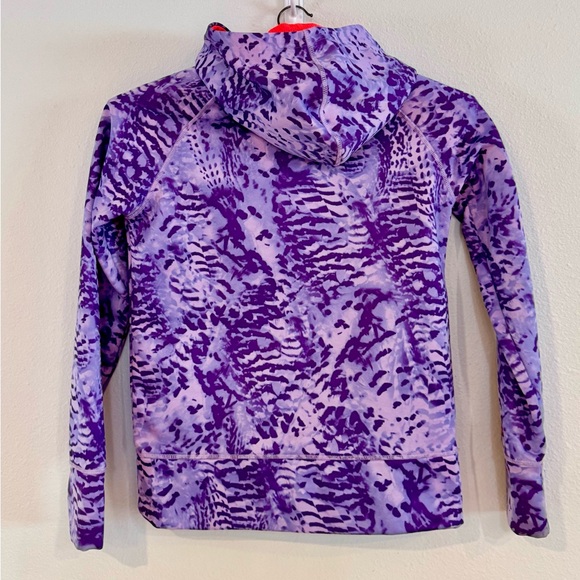 Under Armour girls Purple Hoodie Size 10-12 - Picture 2 of 5